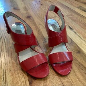 Bright Red Michael Kors Heels